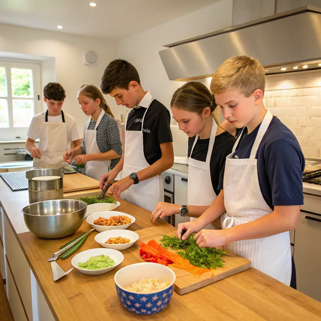 Teen cooking class